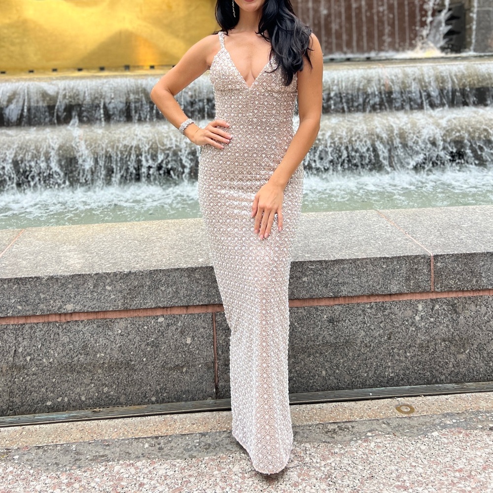 Bronx & Banco Beaded Gown